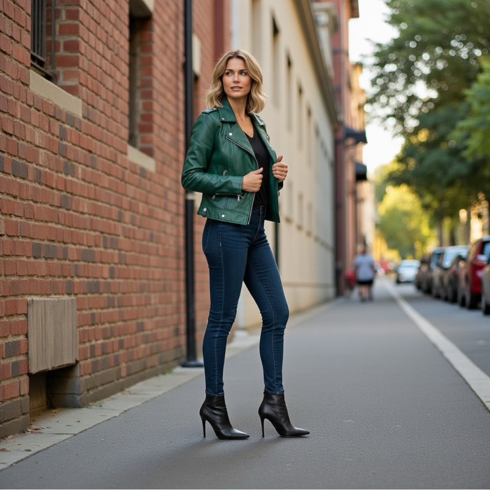 Nib Giuseppe Zanotti Leather Pointed Toe Boots Si… - image 1